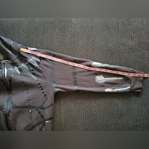 Boys BLACK PANTHER Size M Cosplay Zip-Up Hoodie!! - Picture 5 of 7